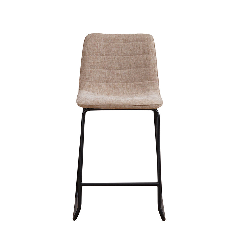Bar Stool Heiloo FavoFurn Beige LxBxH 68x62x54 Polyester Nnb