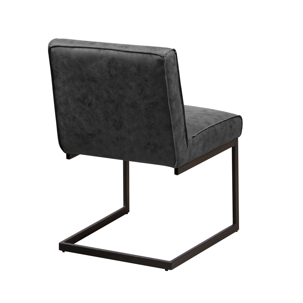 Dining Chair Benji FavoFurn Anthracite LxBxH 75x62x56 Fabric Nnb