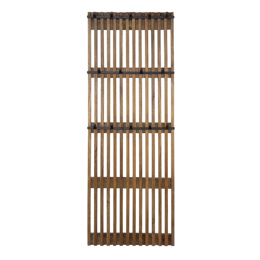 Coat Rack Barton HomeHaven Brown LxBxH 165x67x12 Mango wood Nnb