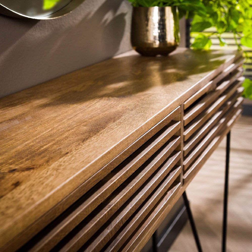 Dressing table Barton HomeHaven Brown LxBxH 126x27x26 Mango wood Nnb