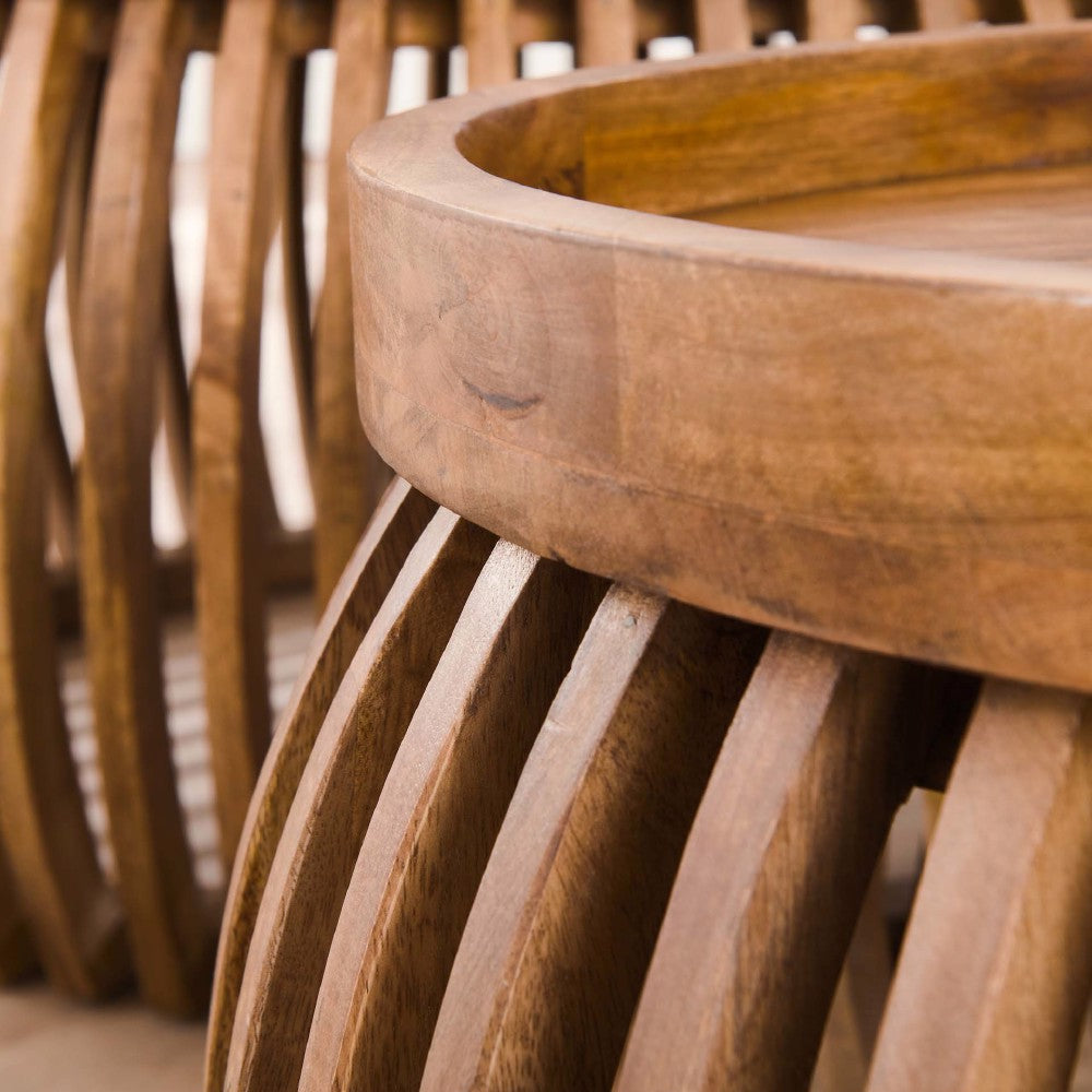 Coffee Table Barton HomeHaven Brown LxBxH 88x88x45 Mango wood Nnb