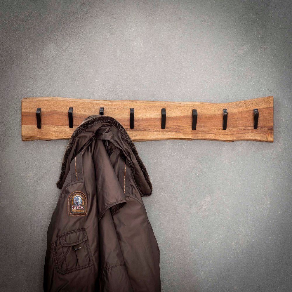 Coat Rack Elio HomeHaven Brown LxBxH 92x21x15 Acacia wood Nnb