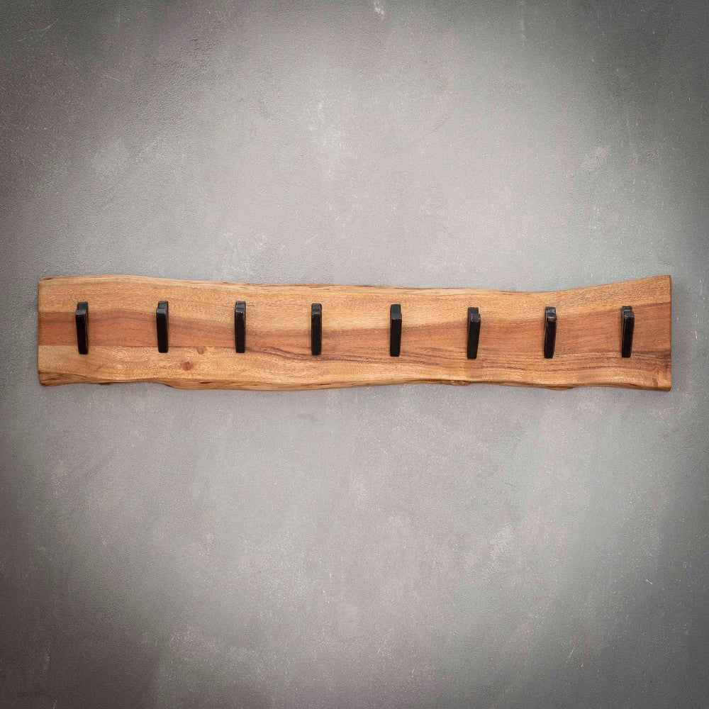 Coat Rack Elio HomeHaven Brown LxBxH 92x21x15 Acacia wood Nnb