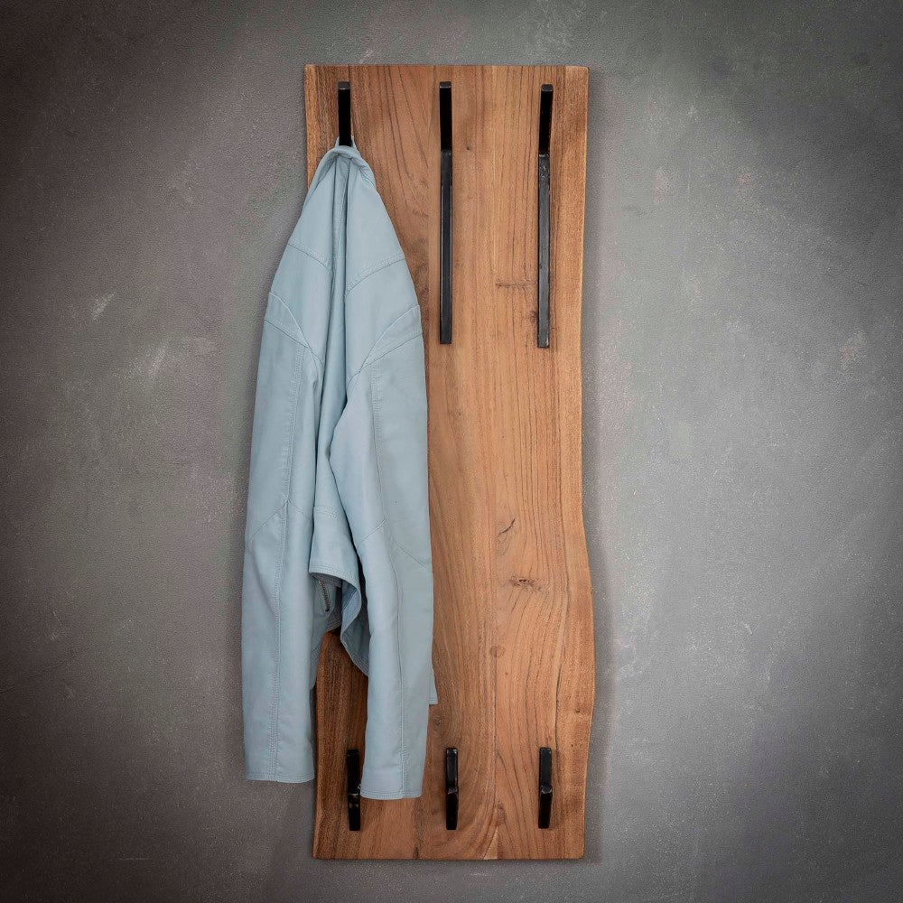 Coat Rack Elio HomeHaven Brown LxBxH 110x36x27 Acacia wood Nnb