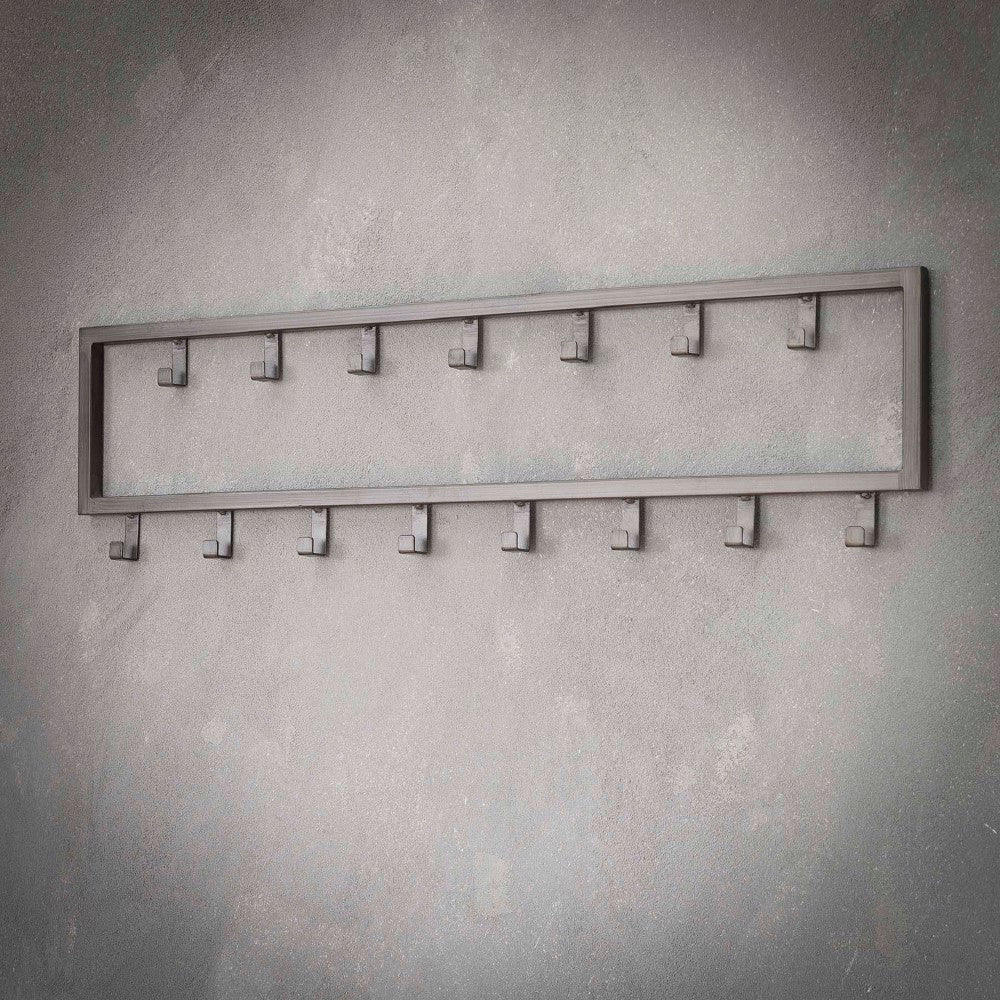 Coat Rack Kolby HomeHaven Grey LxBxH 81x23x4 Metal Nnb