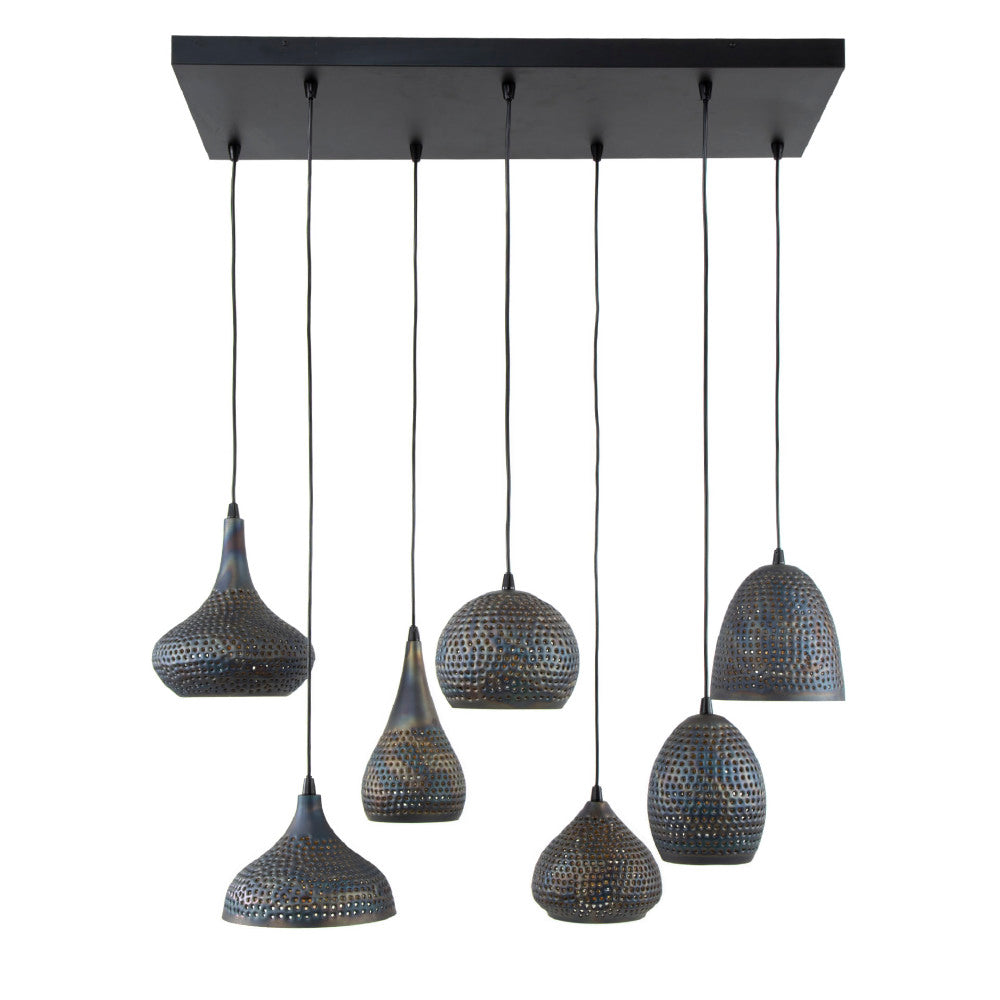 Pendant Light Kenyon HomeHaven Black LxBxH 91x45x36 Metal Nnb
