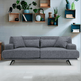 Bentley Gray 2.5-Seat Sofa - Modern Style