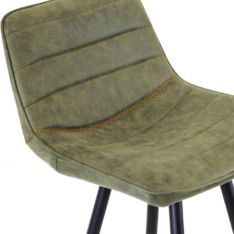 Bar Stool Jordan FavoFurn Green LxBxH 84x54x49 Fabric Nnb