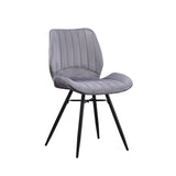 Dining Chair Barron FavoFurn Anthracite LxBxH 71x67x49 Fabric Nnb