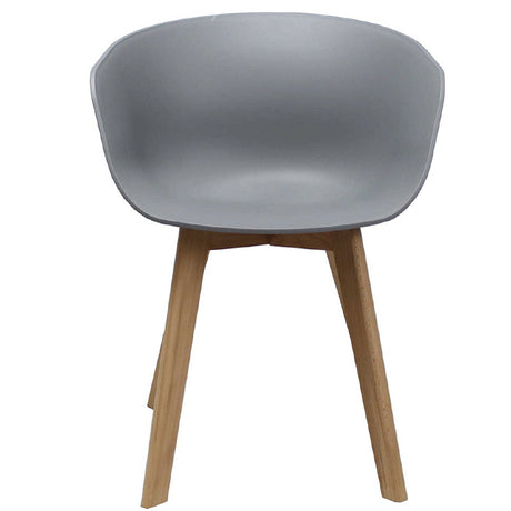 Dining Chair Noan FavoFurn Grey LxBxH 68x60x51 Plastic Nnb