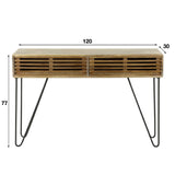 Dressing table Barton HomeHaven Brown LxBxH 126x27x26 Mango wood Nnb