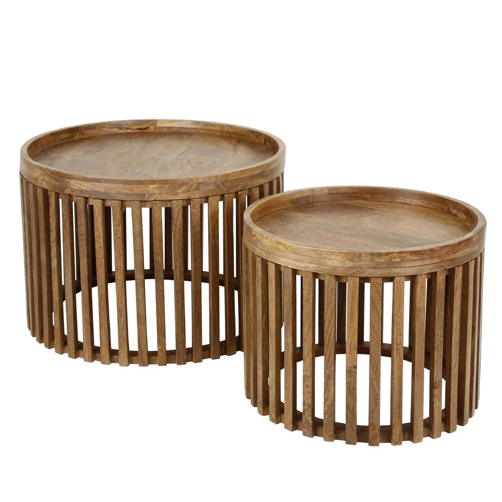 Coffee Table Barton HomeHaven Brown LxBxH 70x70x45 Mango wood Nnb