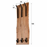 Coat Rack Elio HomeHaven Brown LxBxH 110x36x27 Acacia wood Nnb