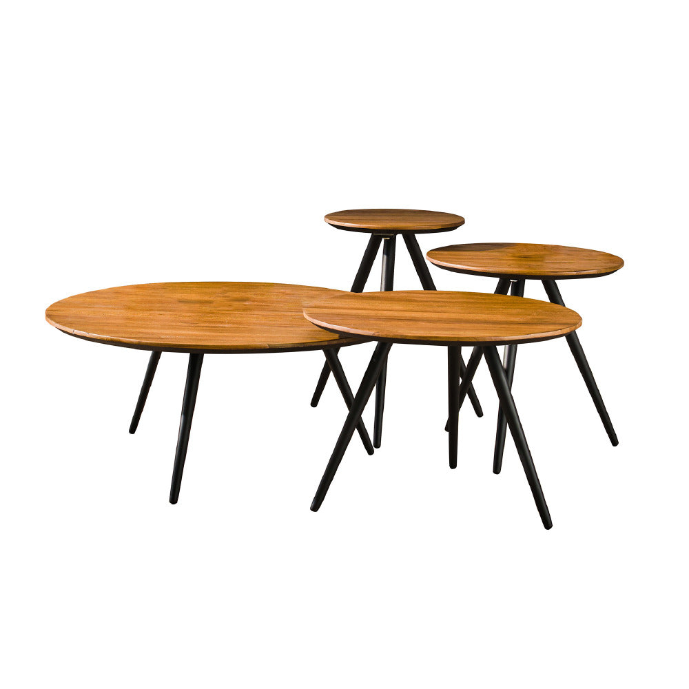 Coffee Table Larkin HomeHaven Brown Teak Nnb