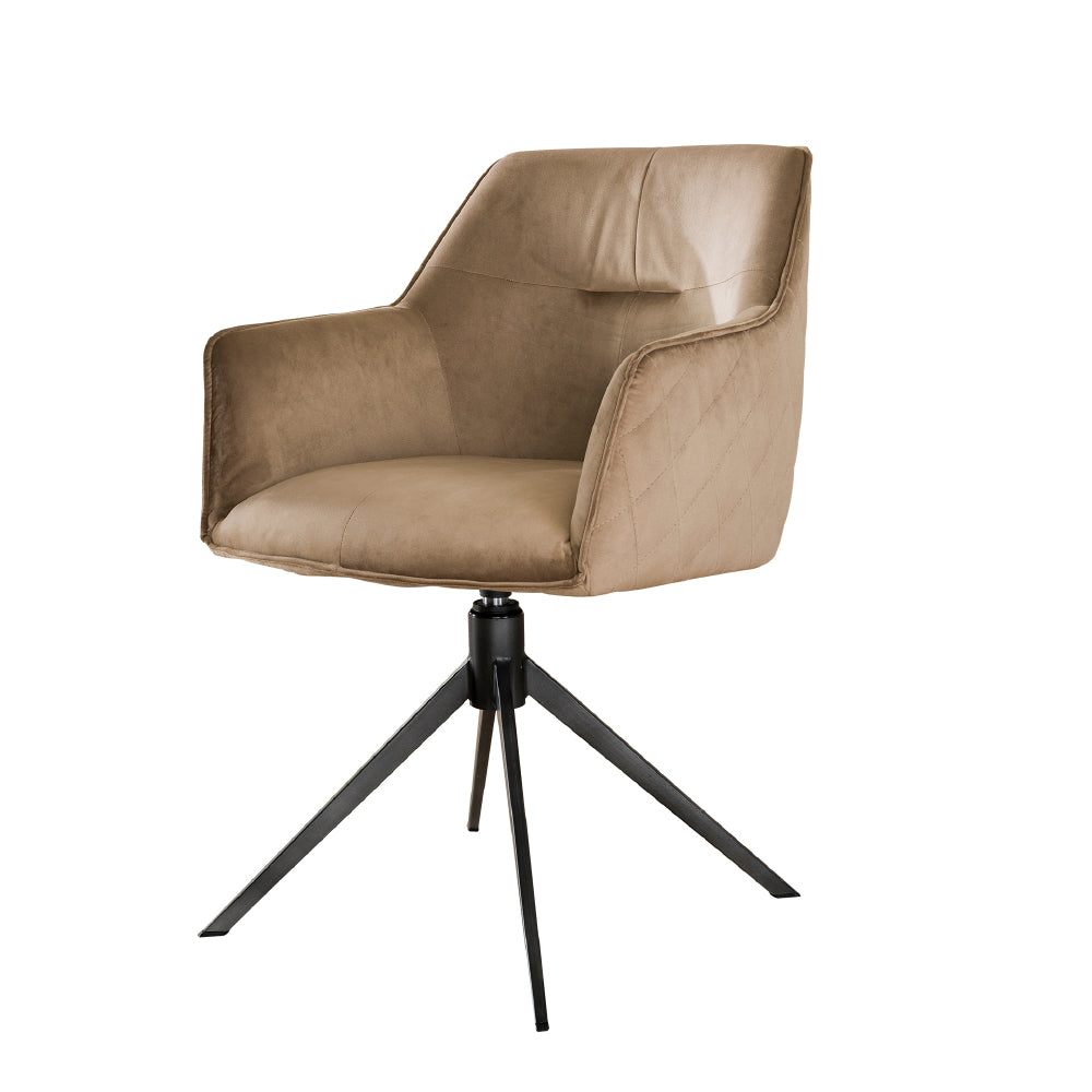 Dining Chair Hector HomeHaven Beige Fabric Nnb