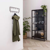 Coat Rack Kolby HomeHaven Grey LxBxH 54x22x4 Metal Nnb