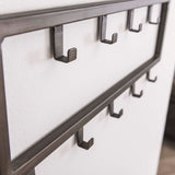 Coat Rack Kolby HomeHaven Grey LxBxH 54x22x4 Metal Nnb