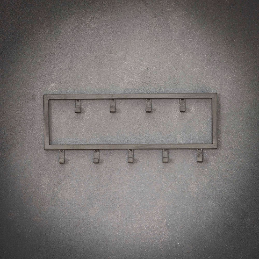 Coat Rack Kolby HomeHaven Grey LxBxH 54x22x4 Metal Nnb