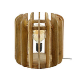 Table light Hiram HomeHaven Brown LxBxH 40x40x40 Mango wood Nnb